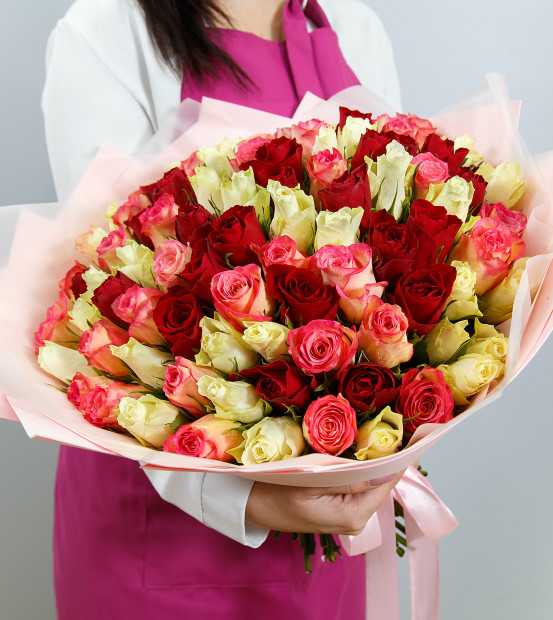 Фото Букет из 101 розы  - 2