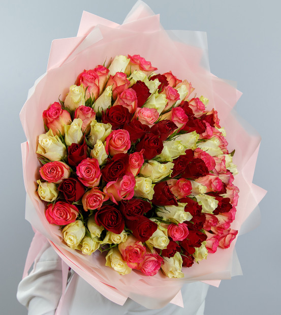 Фото Букет из 101 розы  - 3